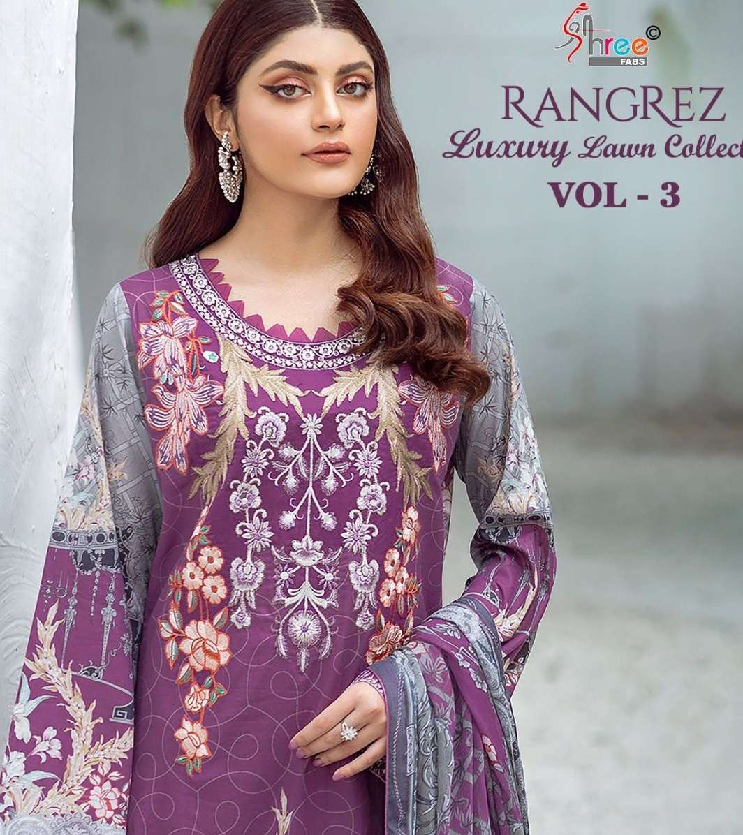 RANGREZ LAWN VOL-3 Open Pic by Shree